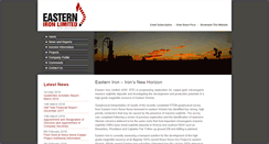 Desktop Screenshot of easterniron.com.au